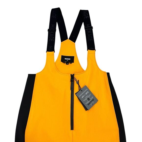 GIA Agile 360 fitted ski pants with suspenders color-block Sunset Women’s L NEW - Picture 8 of 16